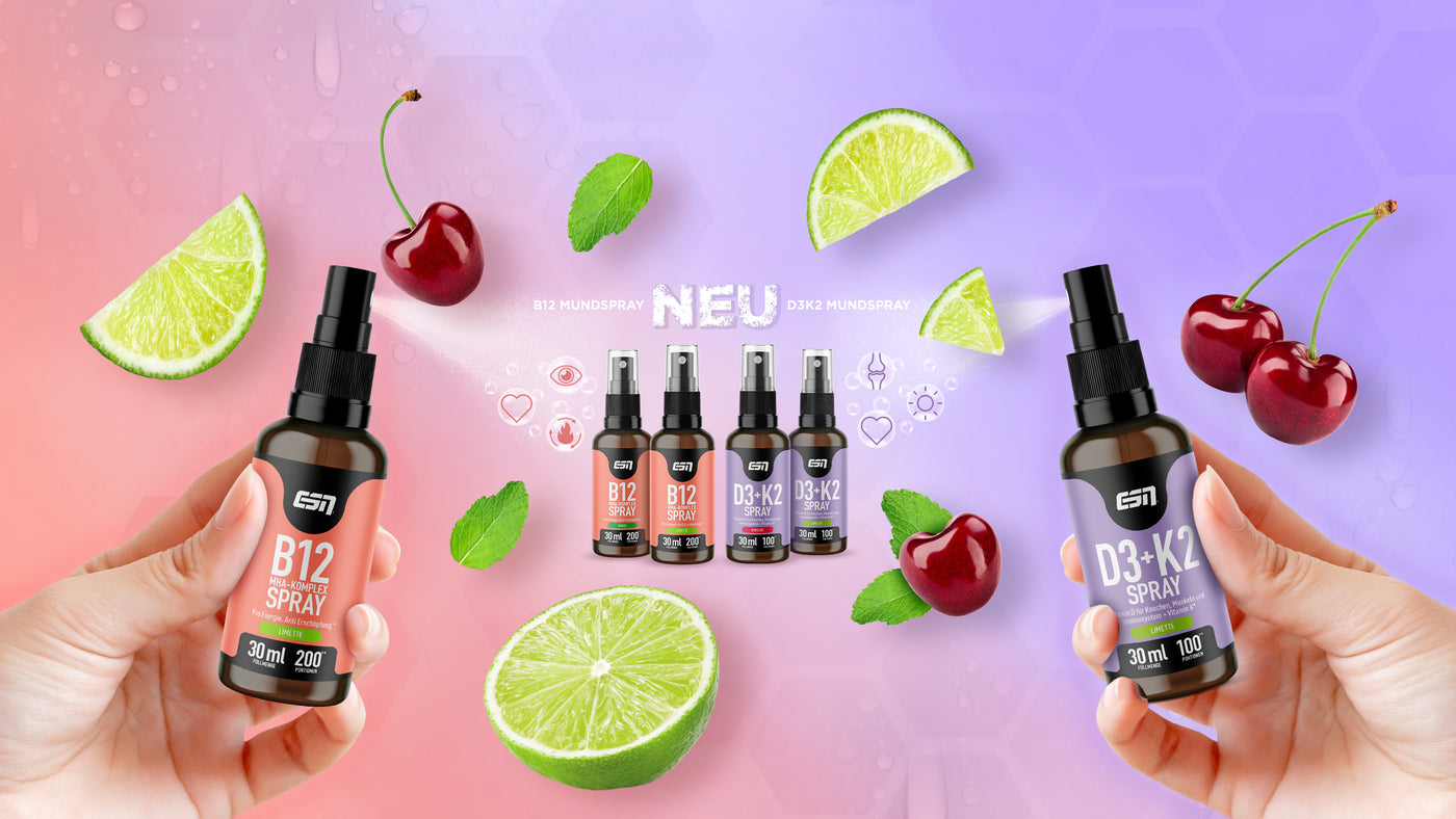 Mundspray Vitamin D3+K2 und Vitamin B12